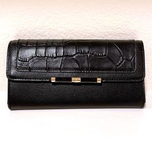 DIANE VON FURSTENBERG Black Wallet